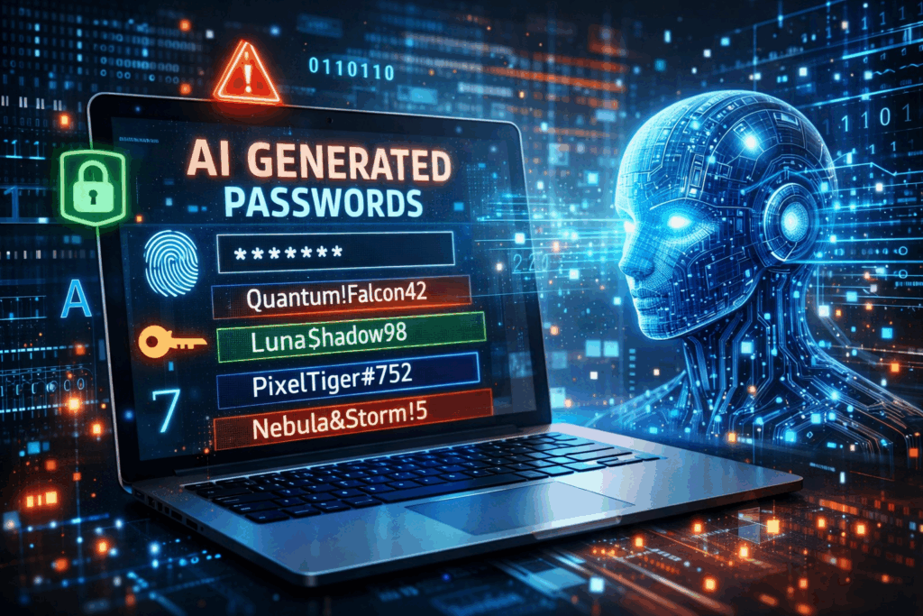 hesla generovaná pomocí AI